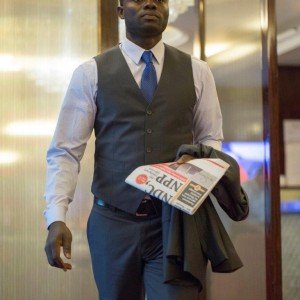 bespoke suit by Ghanaian tailor