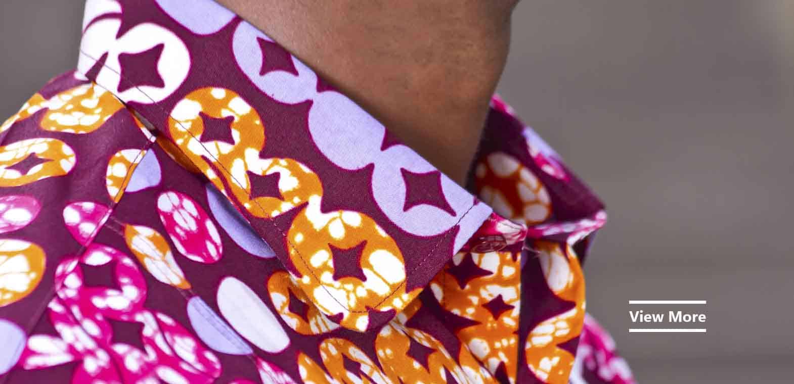 tailor-made shirt men's wear by Ghanaian tailor Adjei Anang