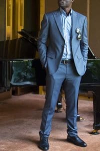 bespoke suits by Ghanaian tailor Adjei Anang