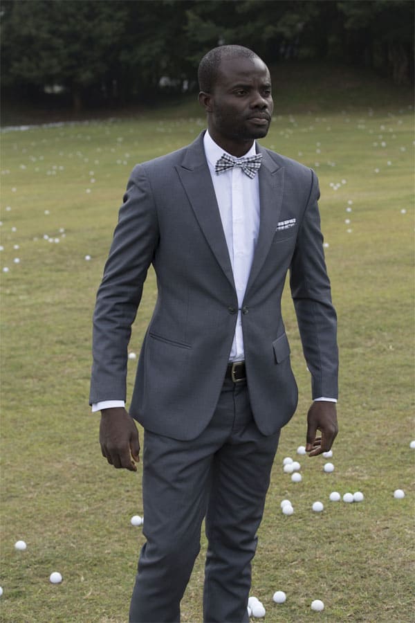 tailor-made suit by Ghanaian tailor Adjei Anang
