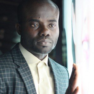 Tailored men's blazer by Ghanaian tailor Adjei Anang