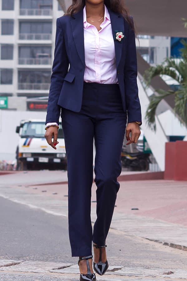 tailor-made women's suit made in Ghana