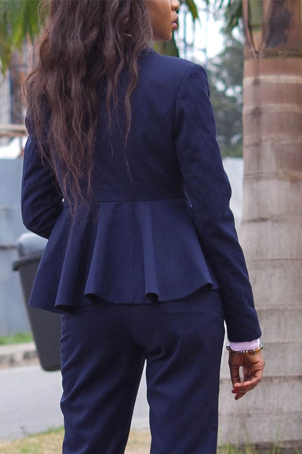 tailor-made women's suit made in Ghana