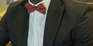 Tailored Men's Black Suits by Ghanaian Tailor, Adjei Anang