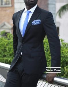 bespoke suits by Ghanaian tailor Adjei Anang